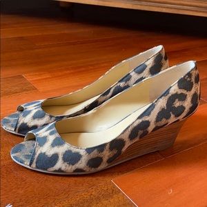 Nine west cheetah heels